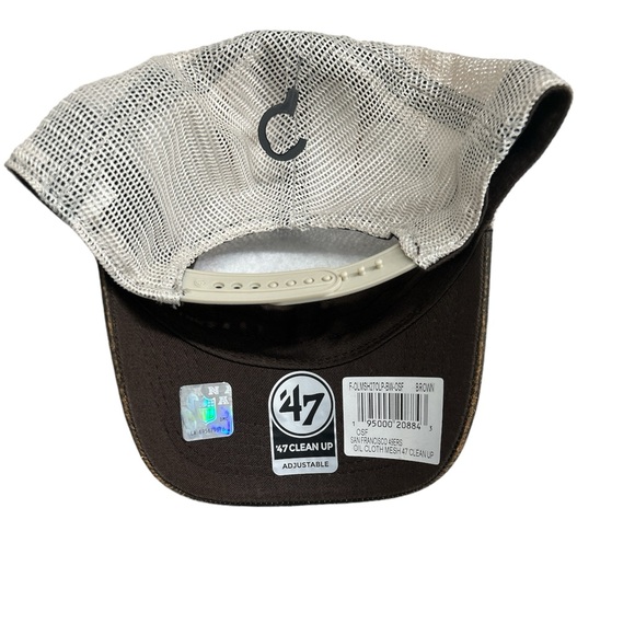 San Francisco 49ers '47 Brown/Natural Oil Adjustable Hat - Picture 2 of 3